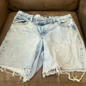 High Rise Bermuda Shorts